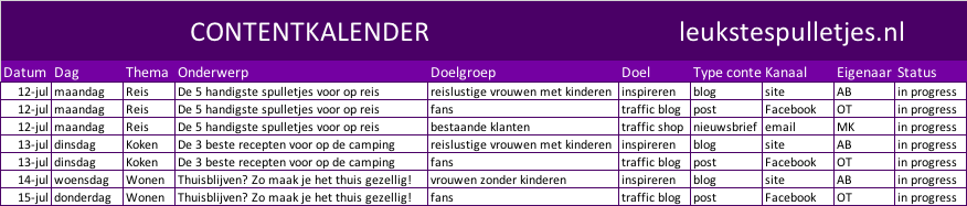 contentkalender